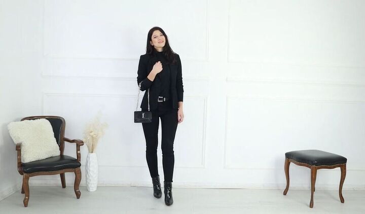 learn how to style a black blouse, Styling a black blouse