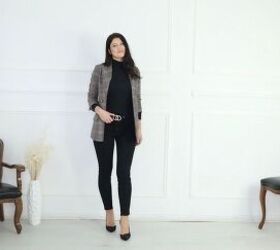 learn how to style a black blouse, Basic black blouse style