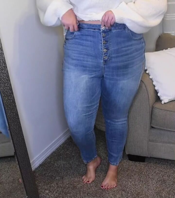 i tried all of american eagle s curvy jeans so you don t have to, American Eagle curvy skinny jeans