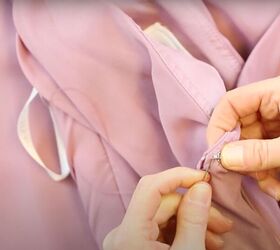 how to insert a hook and eye, Hook and eye sewing
