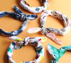 5 DIY Tie Dye Bandanas, 5 Ways!