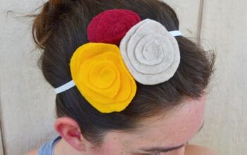 DIY Spiral Flower Headband