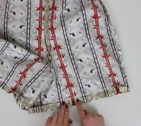 cute and easy diy shorts tutorial for beginners, Sew the hem