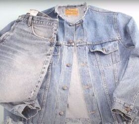 frayed bottom jean jacket