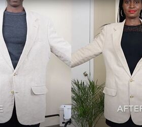 make a woman s fitted blazer from a men s blazer, Fitted women s blazer