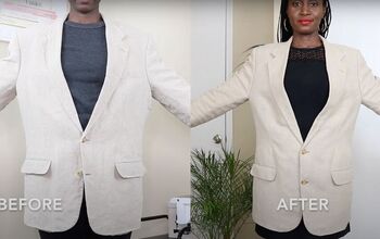 Make a Woman's Fitted Blazer From a Men's Blazer
