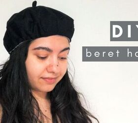 quick and easy diy beret in 5 steps, Basic DIY beret