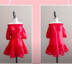Sew a Unique Off-The-Shoulder Dress