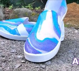 How to Hydro Dip Shoes With Spray Paint - Super Fun & Easy Tutorial