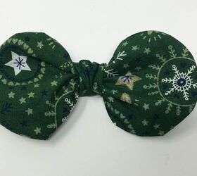 learn how to sew five easy and cute bows, Round bow