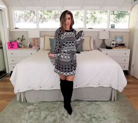 how to style a robe in 15 different ways, How to style a robe as a fitted mini dress