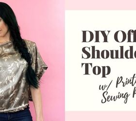sew an off the shoulder shirt for any occasion