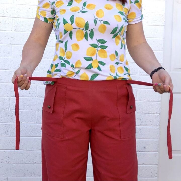 simple hack for elastic waist pants