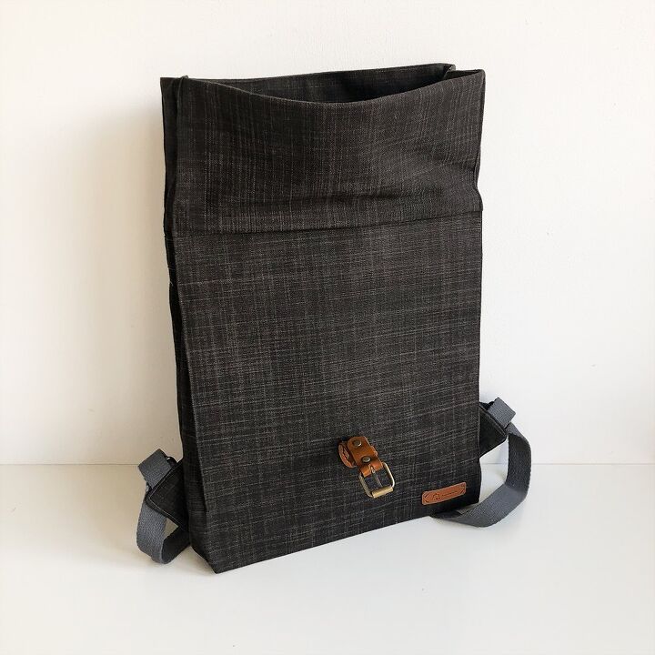 diy backpack free rolltop mini backpack pattern
