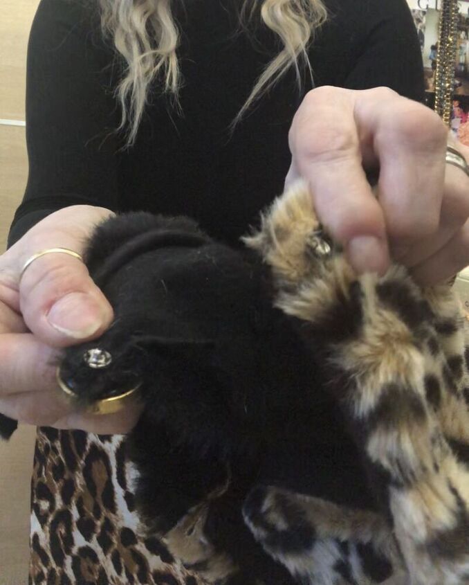 how to make a faux fur collar diy