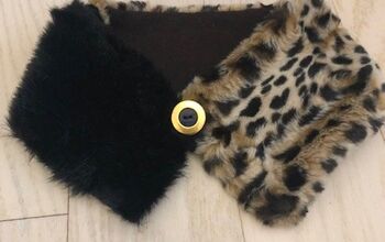 How to Make a Faux Fur Collar - DIY