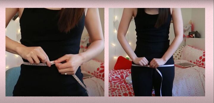gorgeous satin midi skirt diy tutorial, Take measurements