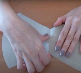 easy diy face mask tutorial, Unfold the paper and refold