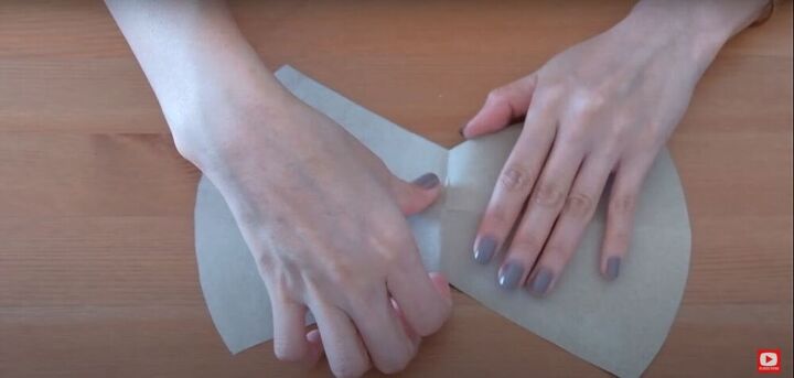 easy diy face mask tutorial, Unfold the paper and refold