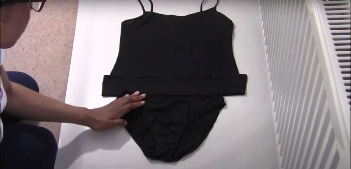 simple womens bodysuit diy, Create the pattern
