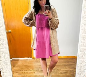1 dress styled for all 4 seasons, Styled for Fall