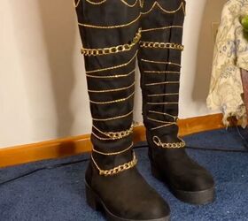 diy upcycled boots, Women s chain boots