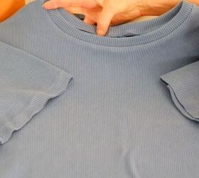 sew the most comfortable loungewear top ever, Press the hem and neckline