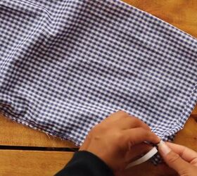 make a zara wrap top in a few simple steps, Insert the elastic