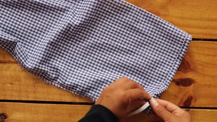 make a zara wrap top in a few simple steps, Insert the elastic