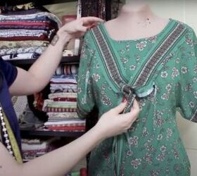 turn a 3 dollar thrift into a vintage blouse, Vintage blouse refashion