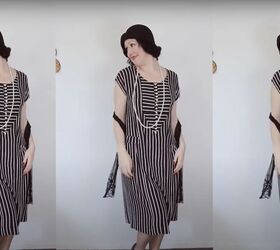 make a 1920s inspired vintage dress, Finished 1920s vintage dress