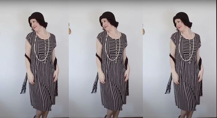 make a 1920s inspired vintage dress, Finished 1920s vintage dress