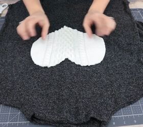 youre totally going to heart this diy sweater no sew tutoria, Basic DIY sweater
