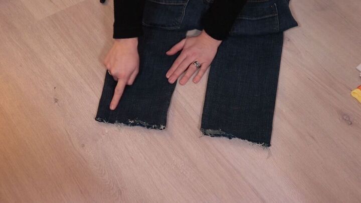 oh hello make diy jeans with an embroidered message, Make DIY jeans