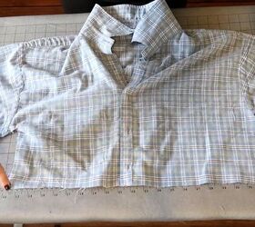 two fantastic shirt refashion ideas, Sew the raw edges