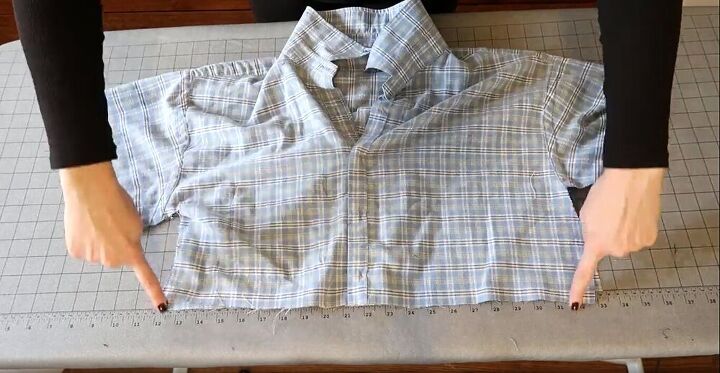 two fantastic shirt refashion ideas, Sew the raw edges