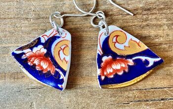 How to Create Earrings From Ceramic Plates