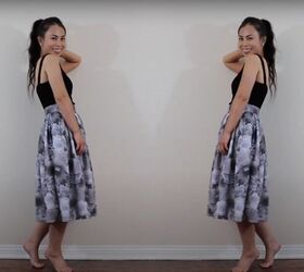 How to: Make a Pleated Floral Midi Skirt