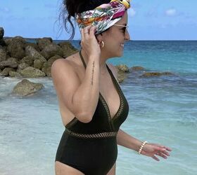 how to wear a hair scarf on vacation