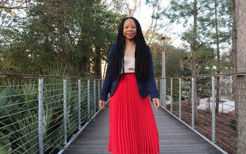 3 Ways to Style a Red Midi-Skirt