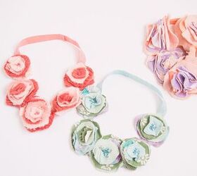 Springy DIY: How to Make Fabric Flower Headbands