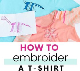 How to Embroider a Tshirt Embroider Your Kids’ Art Upstyle