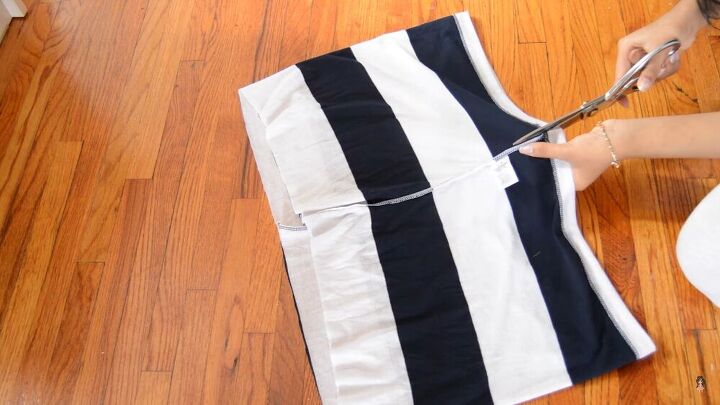 youll be amazed by this easy shirt thrift flip, DIY skirt from a shirt