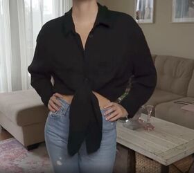 how to look stylish ten simple tips and tricks, Perfect knotted shirt