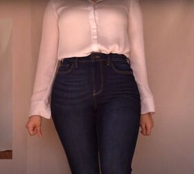 how to style jeans four chic and effortless looks, Tuck in the shirt