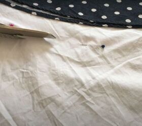 how to sew a pretty cottagecore skirt step by step, Cutting around the skirt
