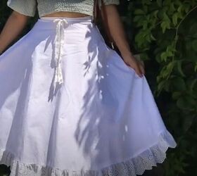 How to Sew a Pretty Cottagecore Skirt Step By Step