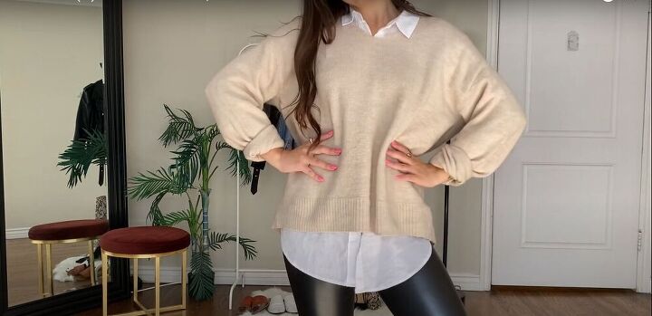 how to style a sweater five different ways, Effortless sweater style