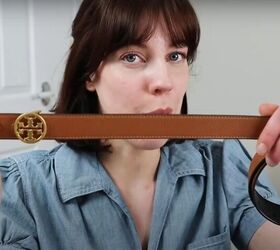 styling my reversible tory burch belt in five different ways, Tory Burch 1 inch belt