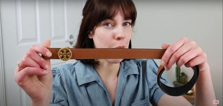 styling my reversible tory burch belt in five different ways, Tory Burch 1 inch belt
